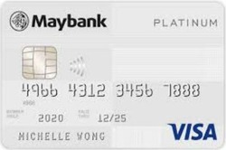 maybank platinum visa mastercard