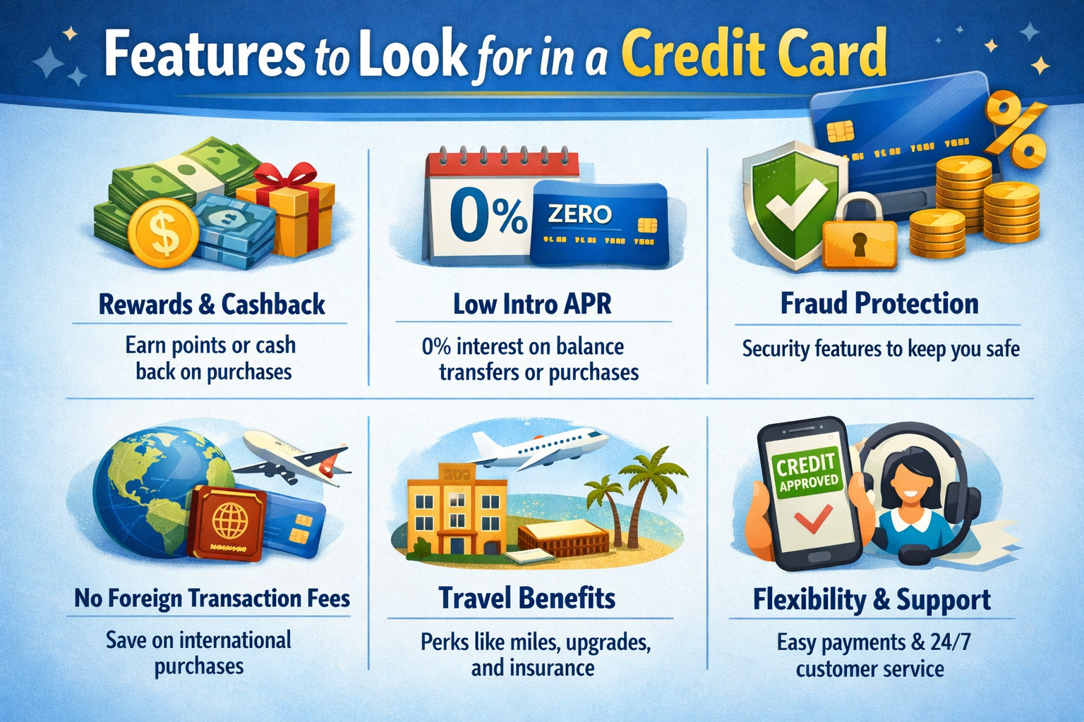 Top 8 Features to Look for in a Credit Card in 2026