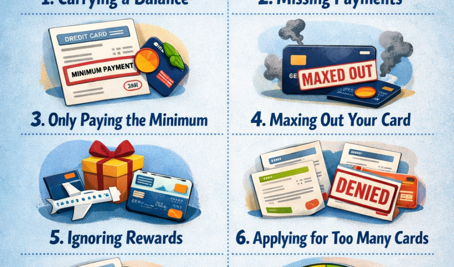 Top 8 Credit Card Mistakes To Avoid