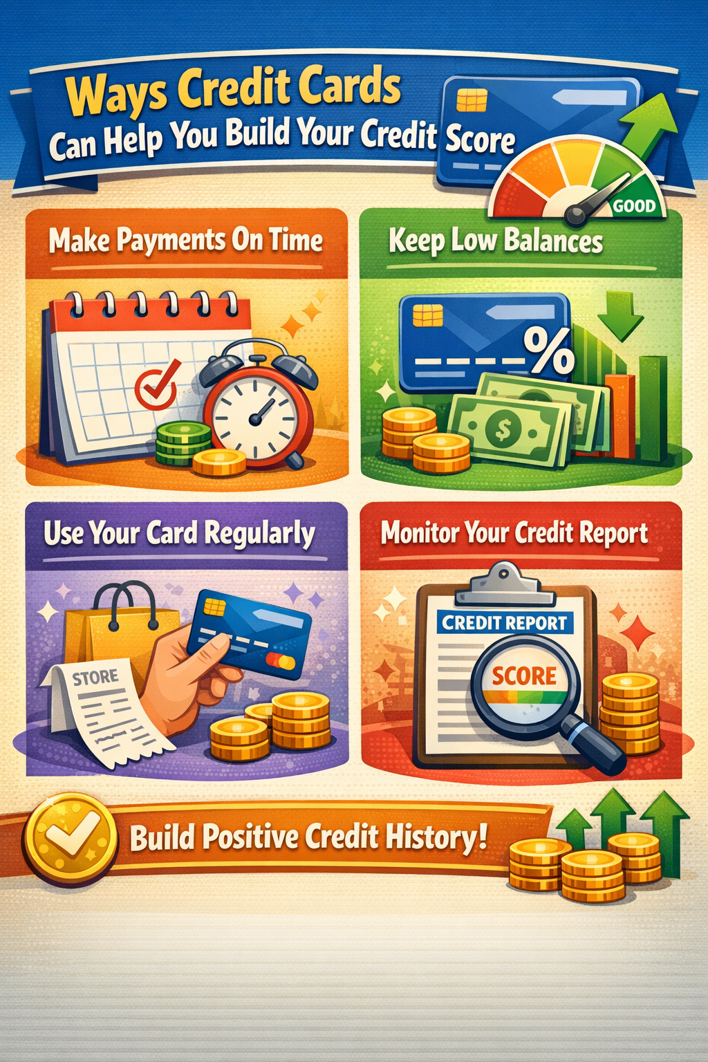6 Ways Credit Cards Can Help You Build Your Credit Score