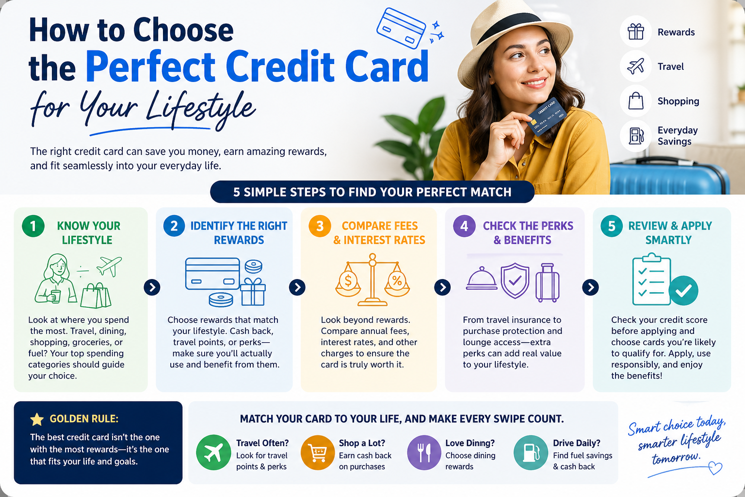 How to Choose the Perfect Credit Card for Your Lifestyle