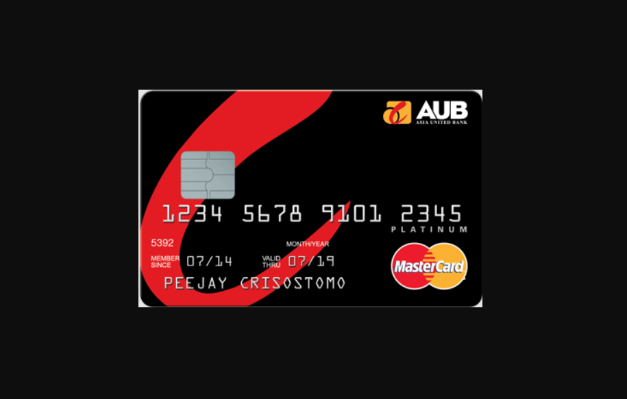 aub secured credit card