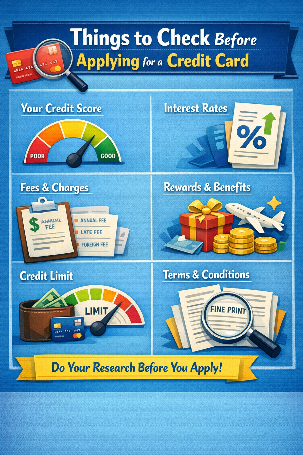5 Things to Check Before Applying for a Credit Card