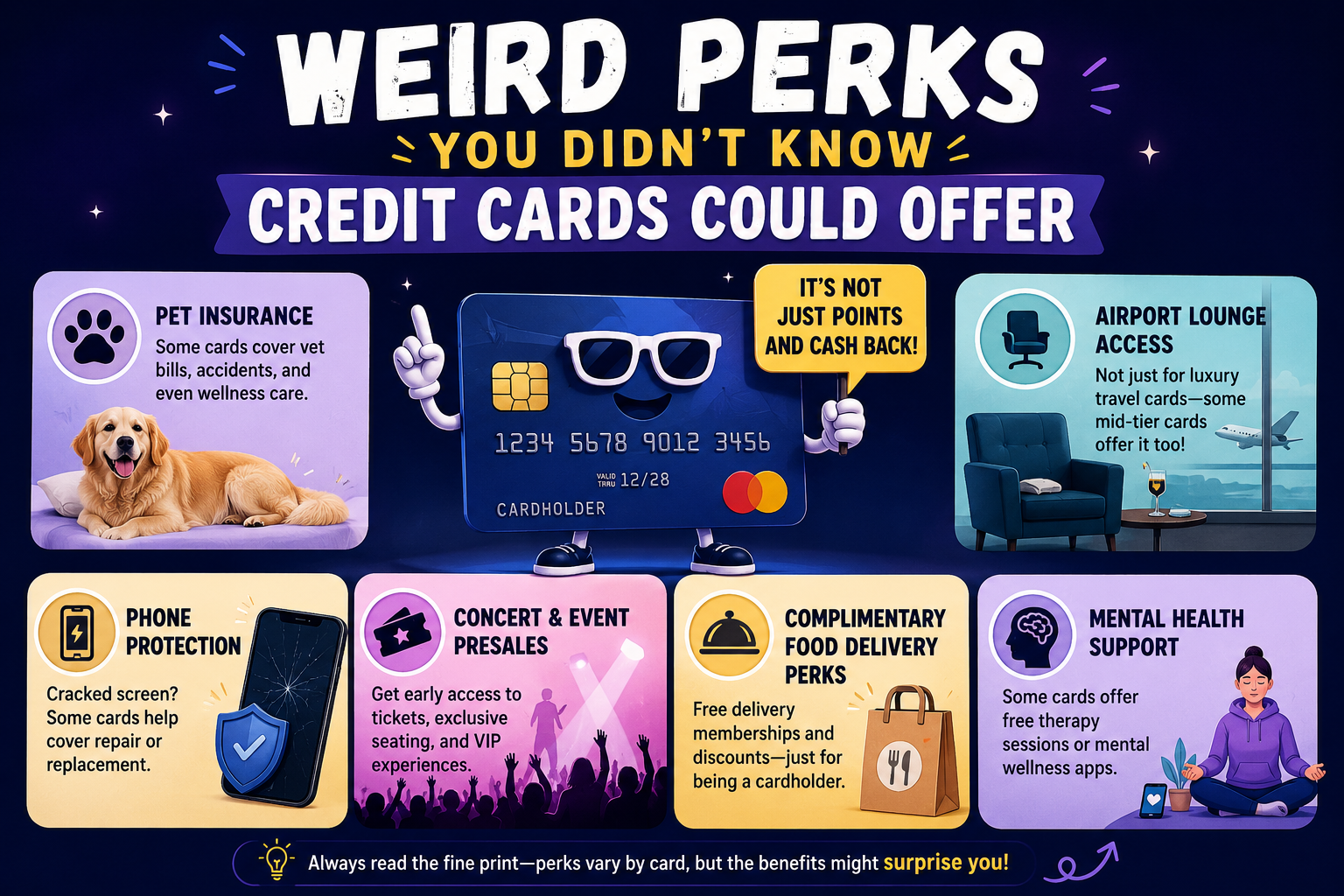 5 Weird Perks You Didn’t Know Credit Cards Could Offer