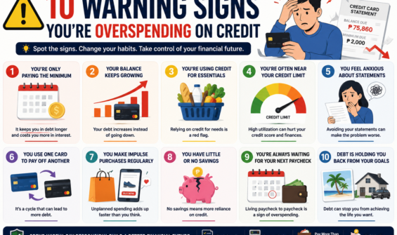 10 warning signs on overspending on credit
