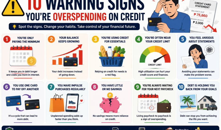 10 Warning Signs You’re Overspending on Credit