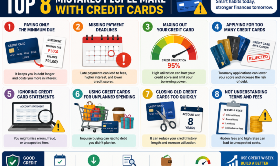 top mistakes people make with credit cards