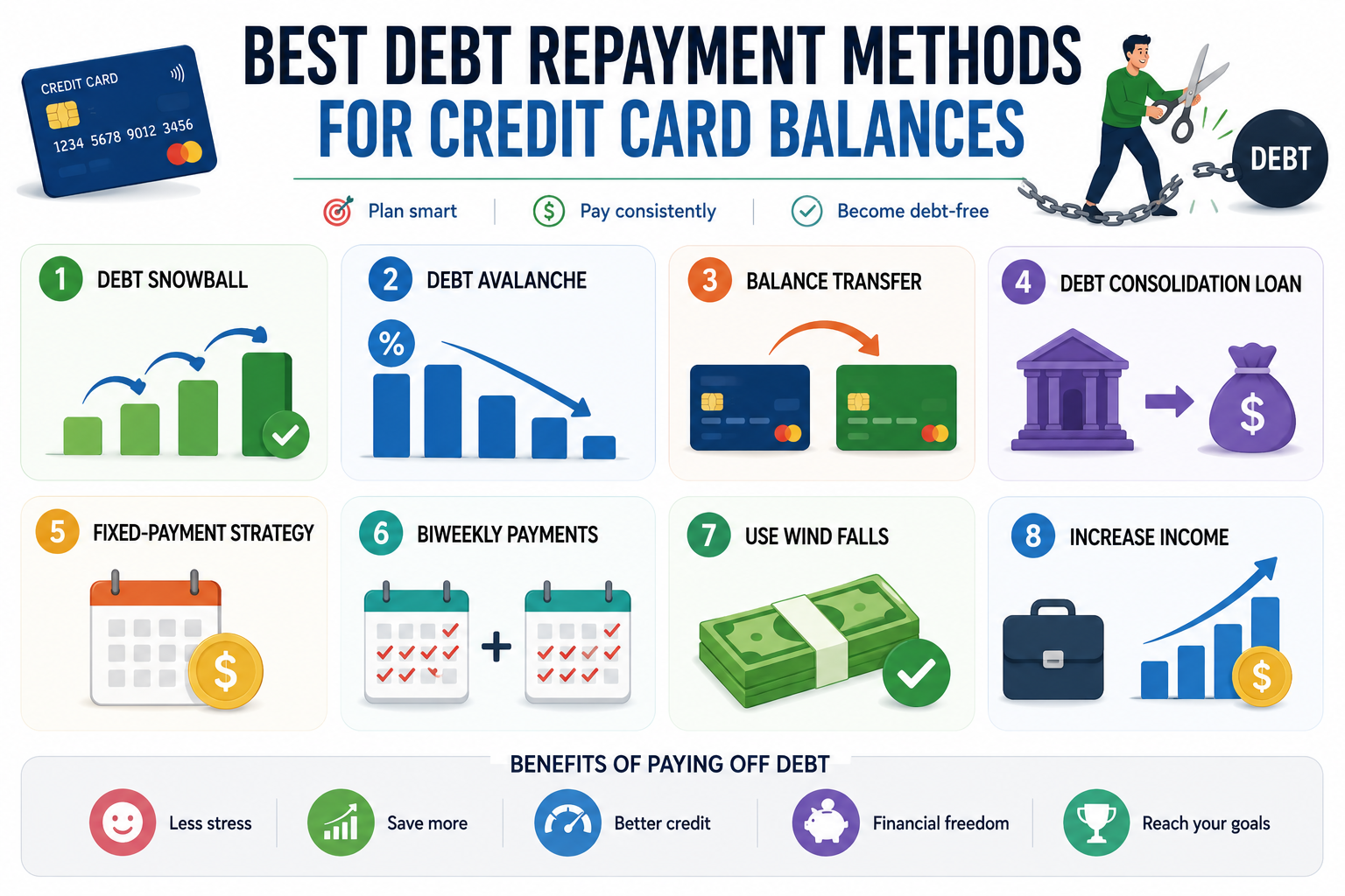 Best Debt Repayment Methods for Credit Card Balances