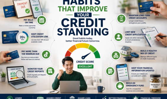 habits that improve your credit standing