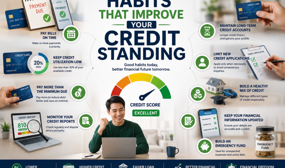 10 Habits That Improve Your Credit Standing