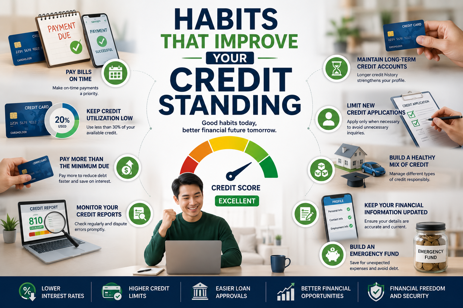 10 Habits That Improve Your Credit Standing