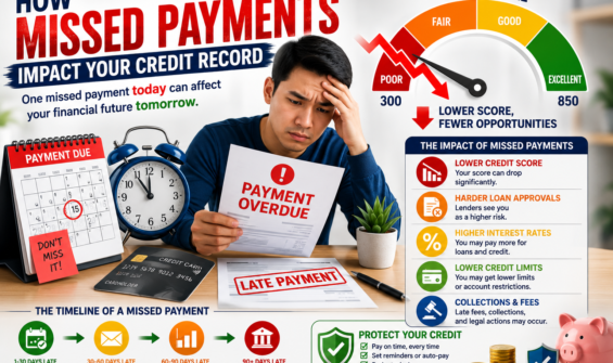 how missed payments impact your credit record