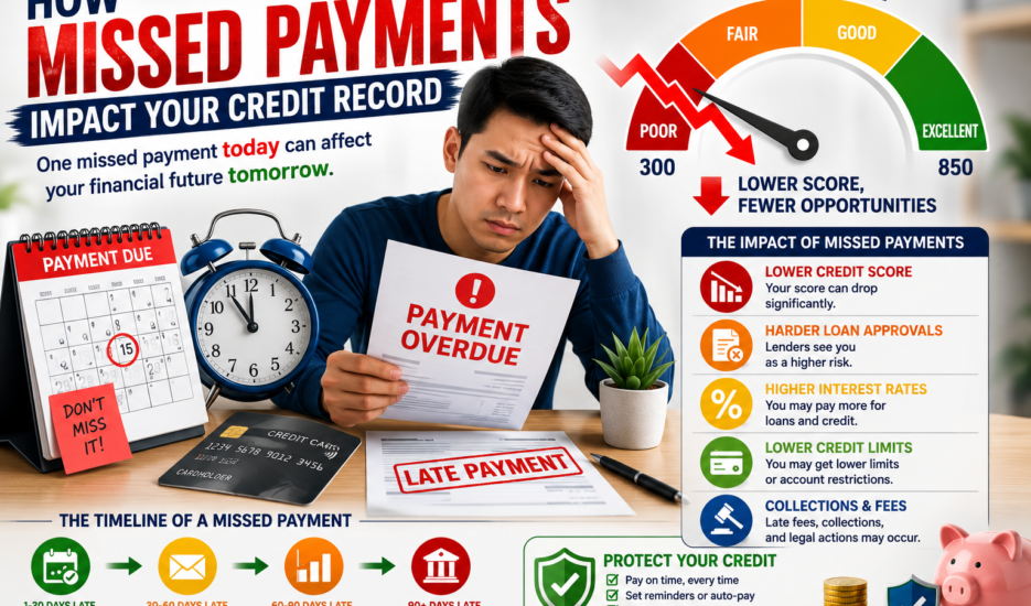 How Missed Payments Impact Your Credit Record