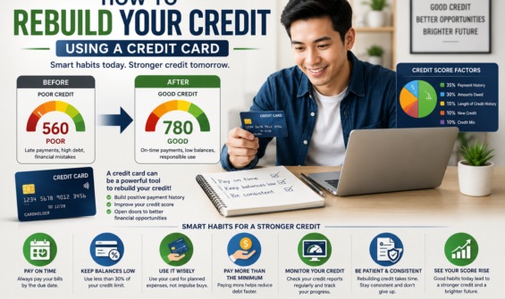 how to rebuild your credit using credit card
