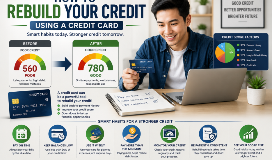 How to Rebuild Your Credit Using a Credit Card