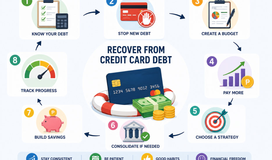How to Recover From Credit Card Debt