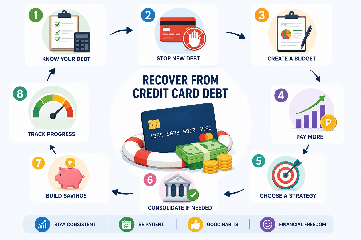 How to Recover From Credit Card Debt