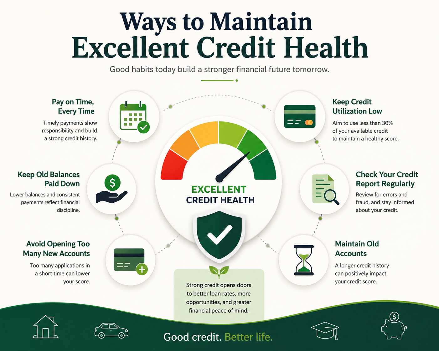 7 Ways to Maintain Excellent Credit Health