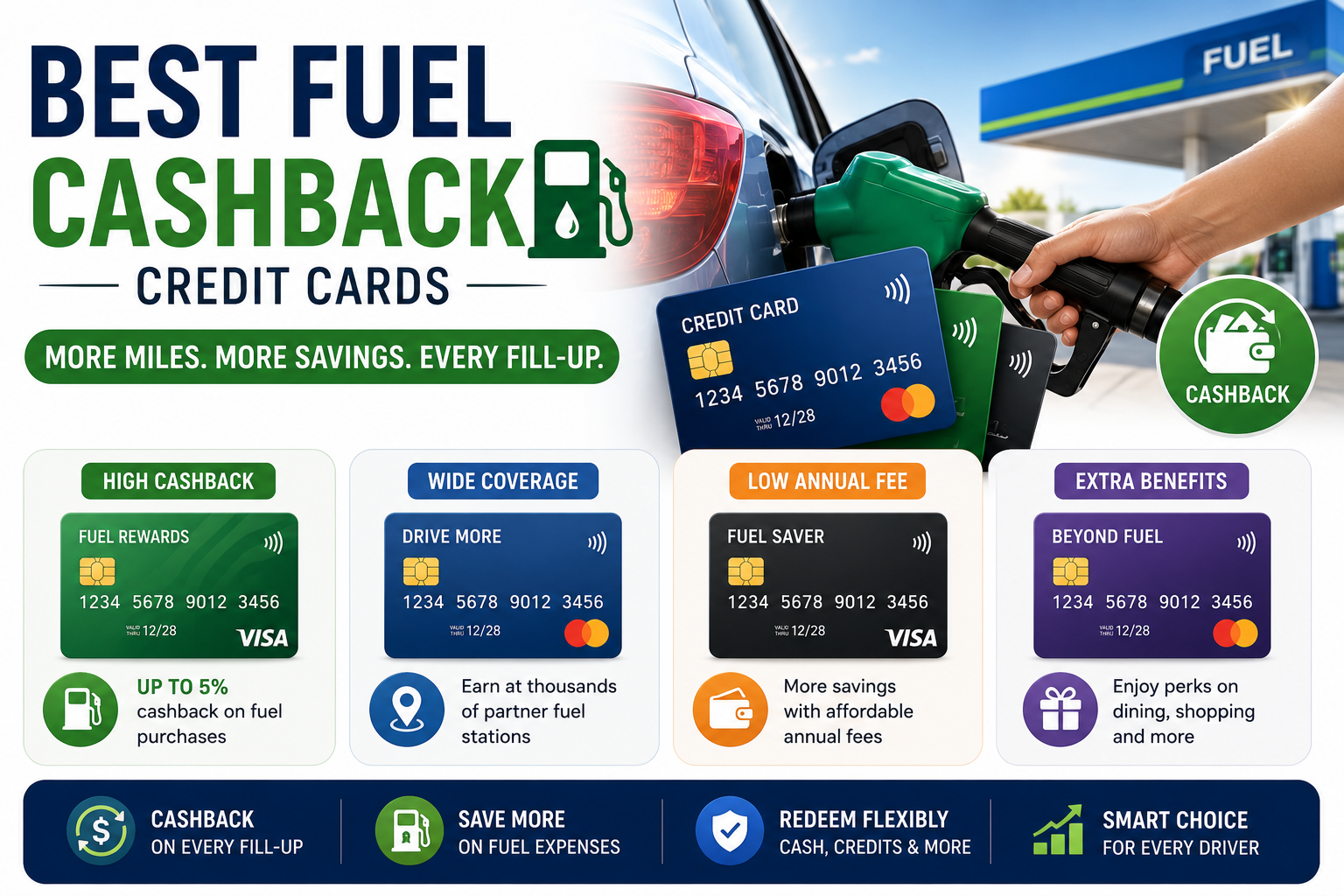 Best Credit Cards for Fuel Cashback