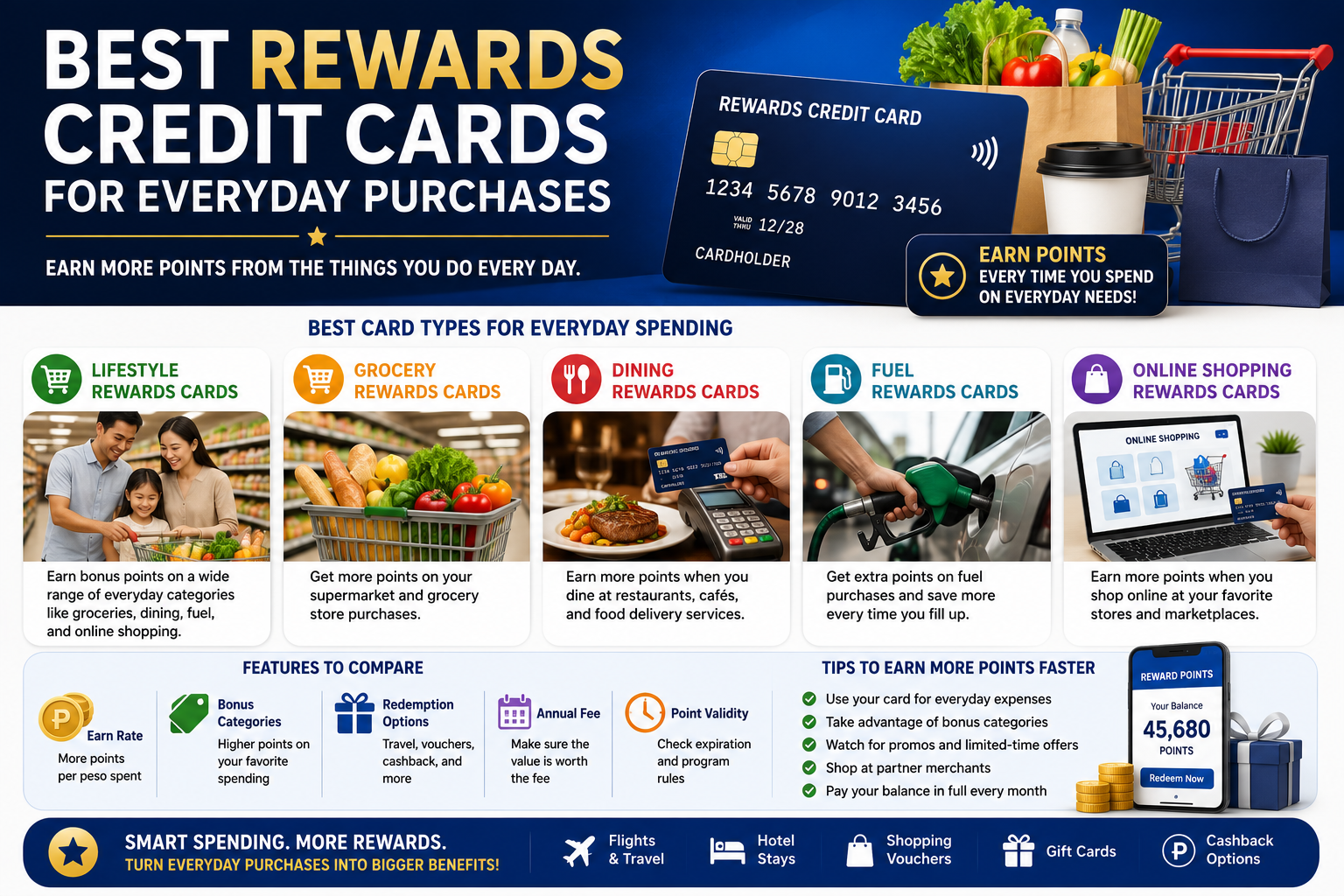 Best Rewards Credit Cards for Everyday Purchases