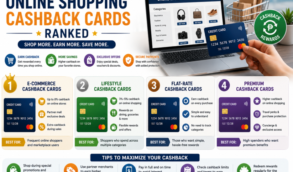 Online Shopping Cashback Cards Ranked